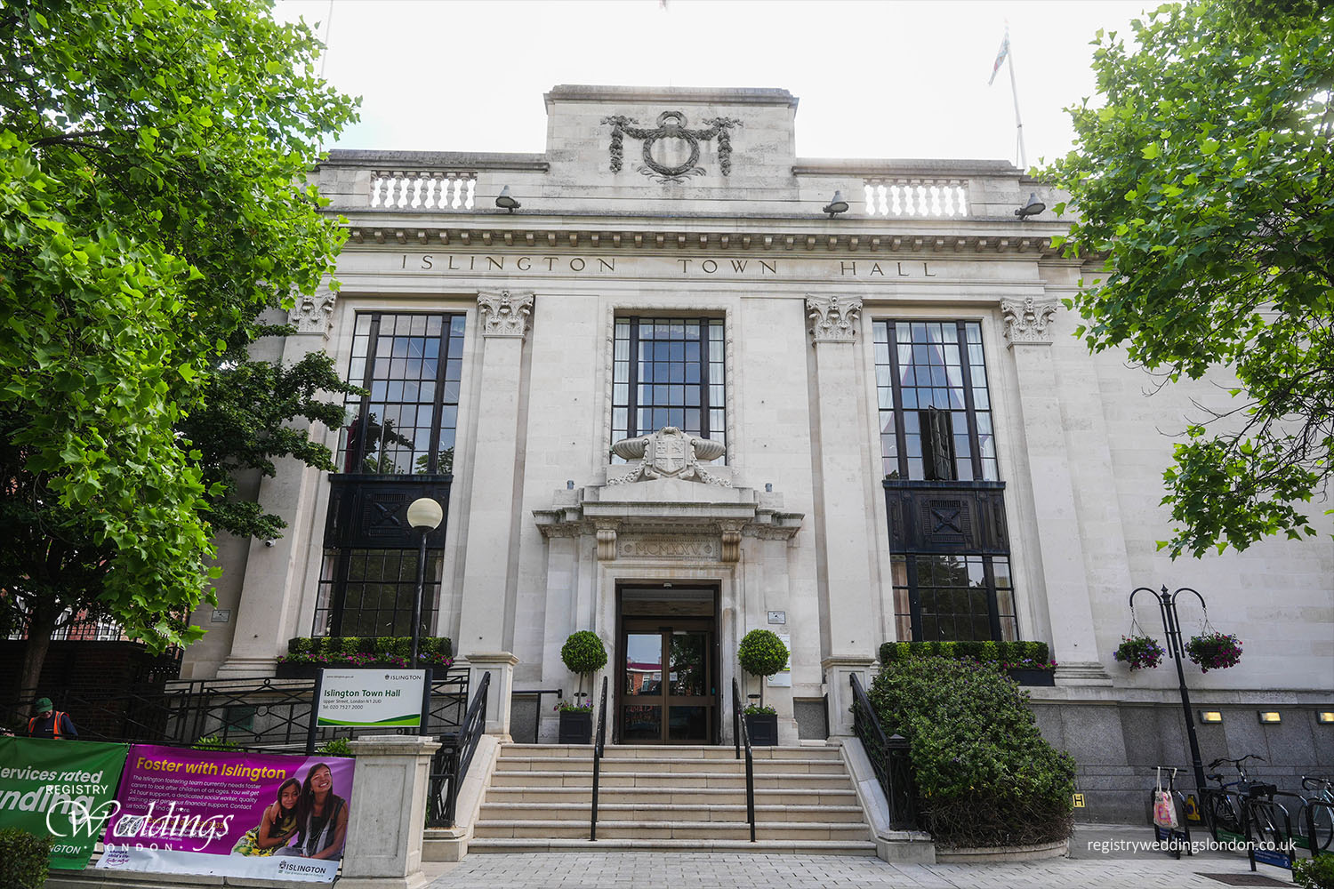 Registry Weddings at Islington Town Hall